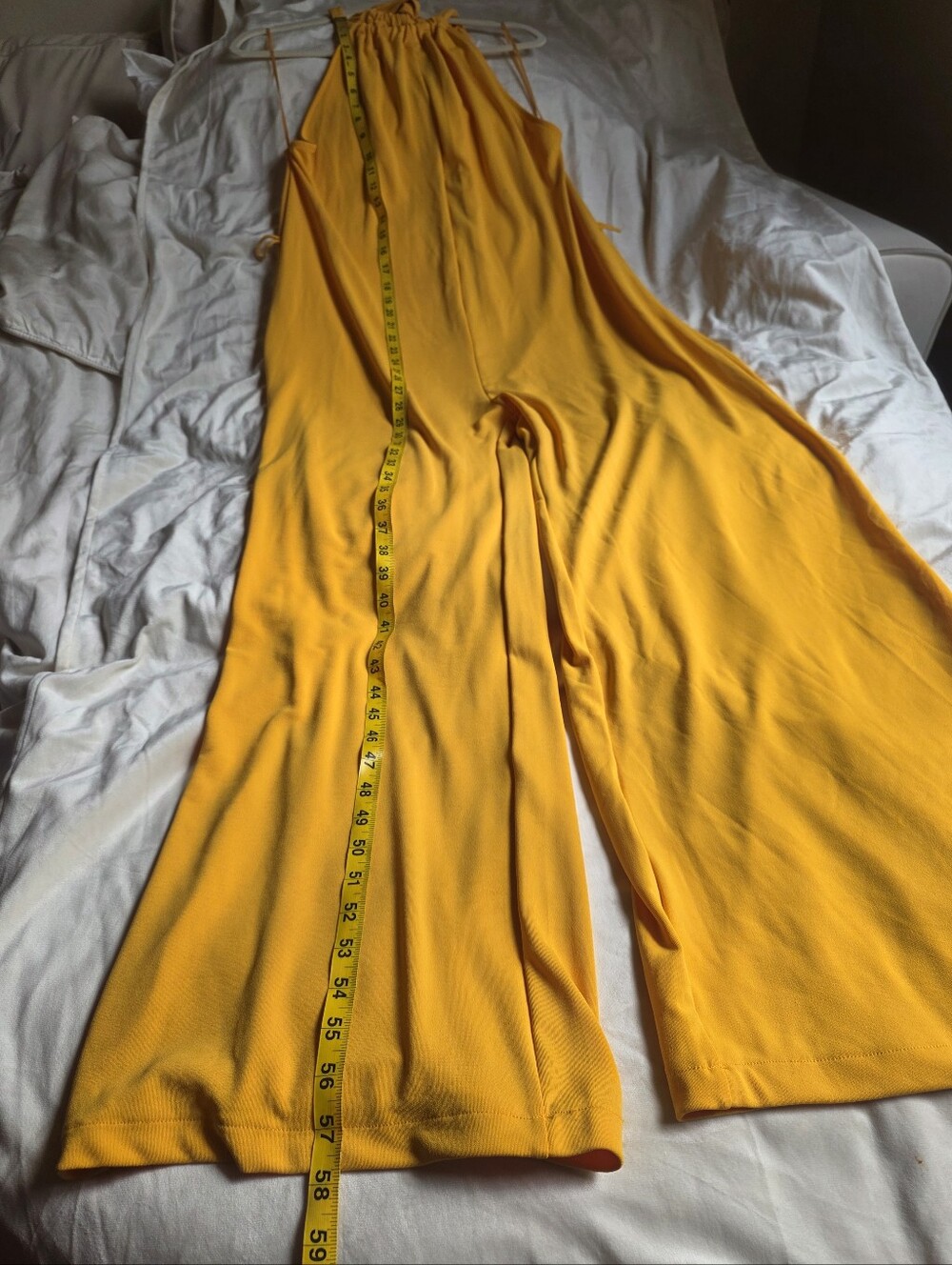 Zara flowy orange jumpsuit Stretchy size S BNWT - Picture 8 of 15